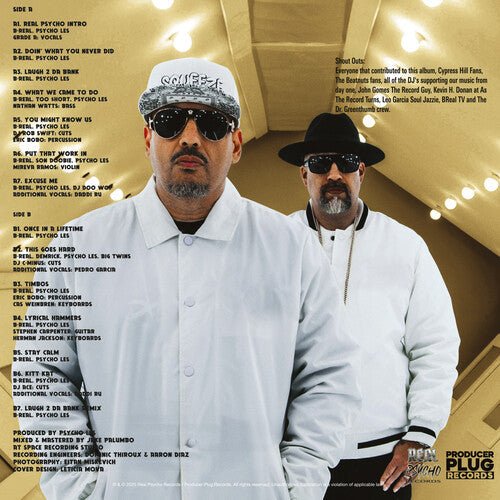 B-Real & Psycho Les: Real Psycho - Black Vinyl