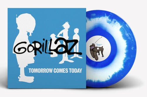 Gorillaz: Tomorrow Comes Today EP (white and blue colour-in-colour)